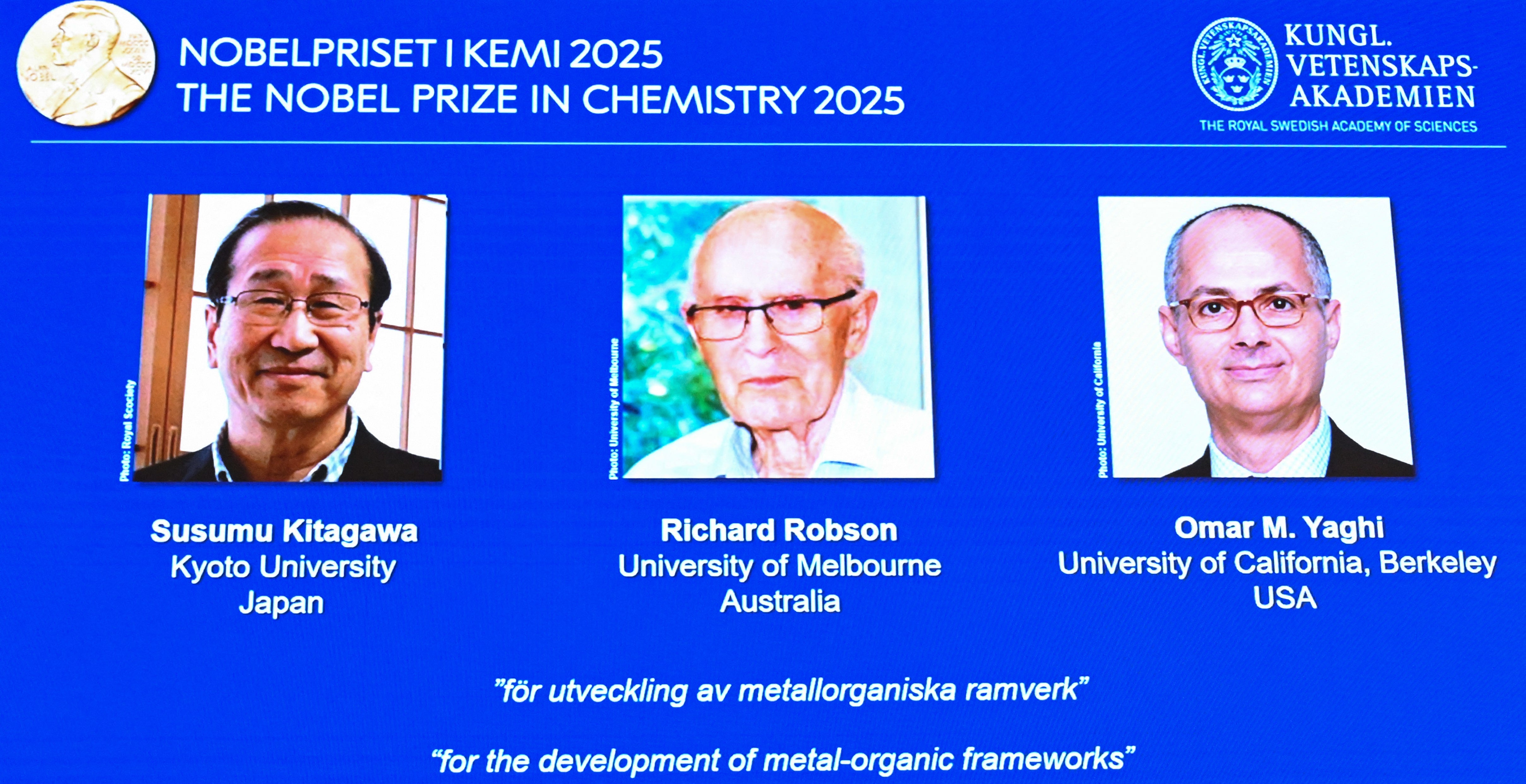 Premio Nobel de Química 2025