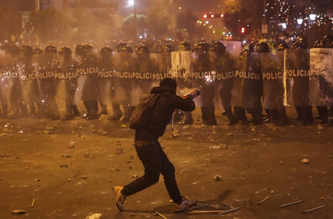 Protestas en Perú