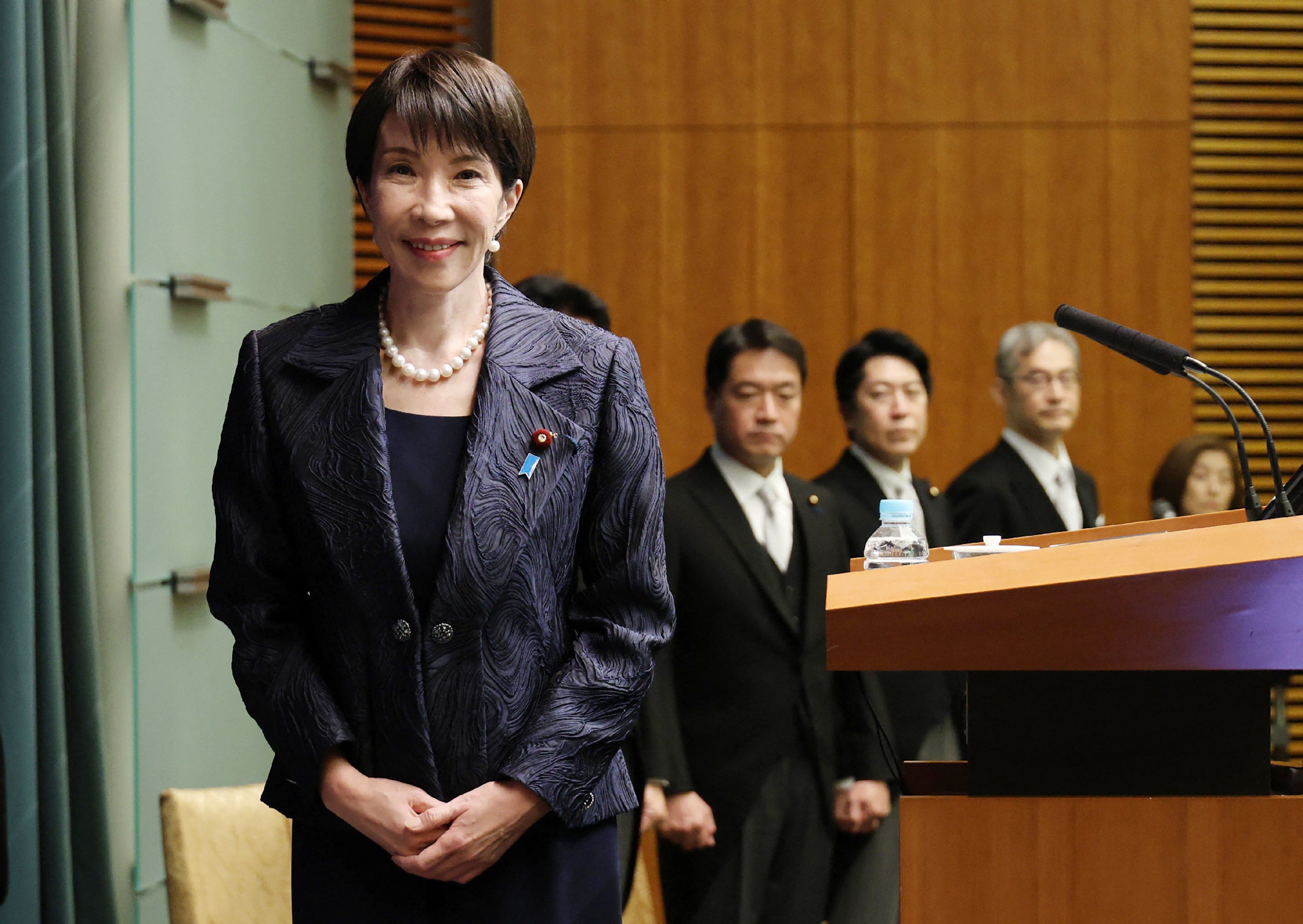 La nueva primera ministra de Japón, Sanae Takaichi