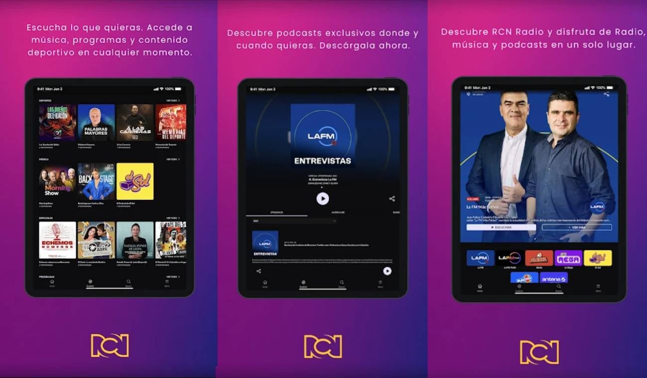 RCN Radio lanza app gratuita con todas sus emisoras y contenido exclusivo