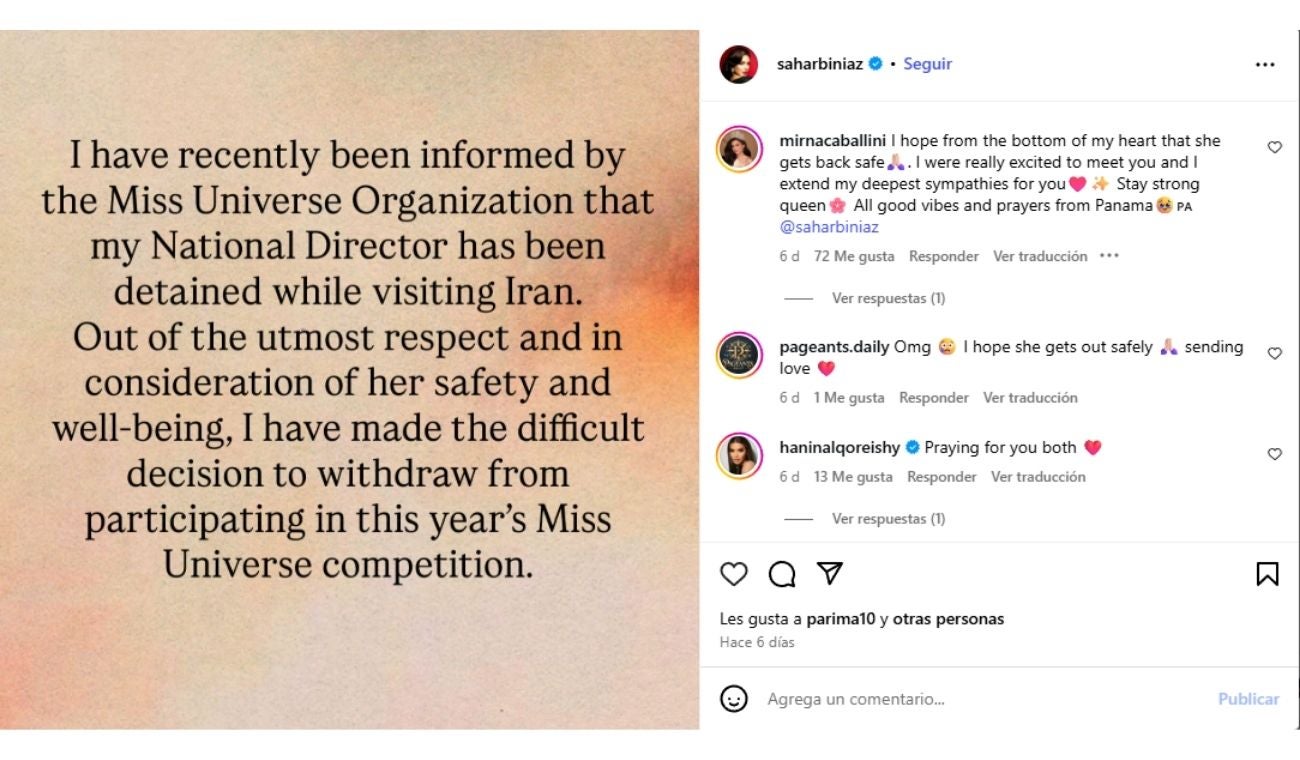 Aspirante a Miss Universo 2025 sorprende con su renuncia