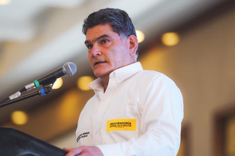El procurador general, Gregorio Eljach, en un evento con las procuradurías regionales el 15 de octubre.