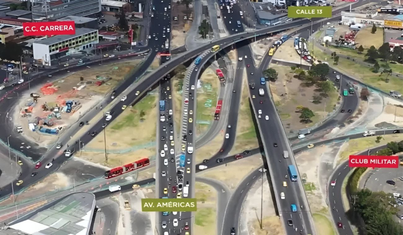ASÍ será la NUEVA INTERSECCIÓN de la calle 13 en BOGOTÁ: vea las imágenes