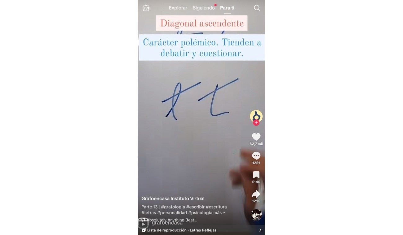 La letra T revela rasgos de su PERSONALIDAD, según la GRAFOLOGÍA