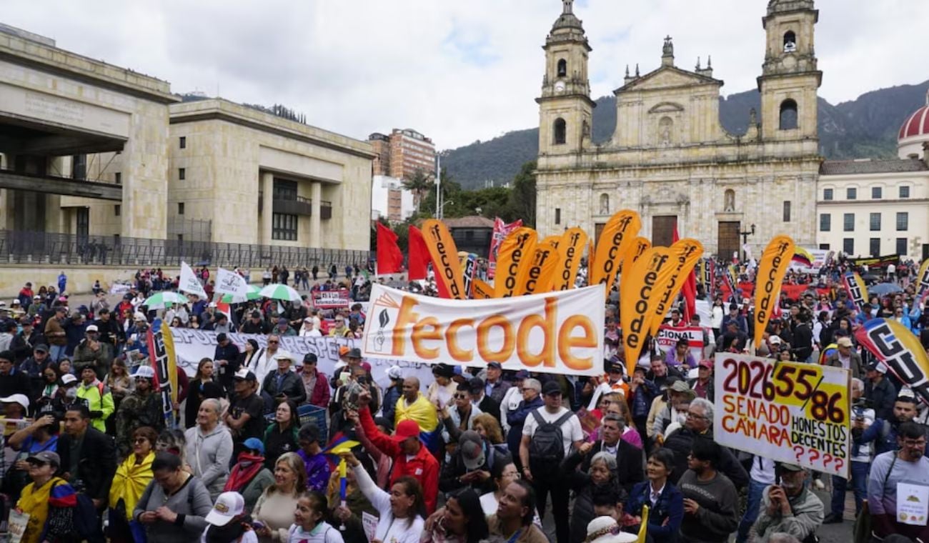 El próximo martes 14 de octubre, las principales ciudades de Colombia serán escenario de una nueva jornada de movilizaciones convocada por Fecode y la CUT para respaldar reformas sociales.