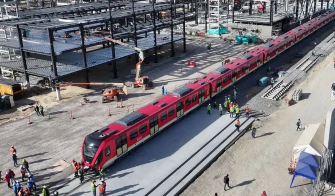 El tren será llevado a una vía de 905 metros, donde se aplicarán los protocolos de seguridad establecidos
