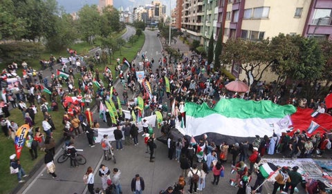 Secretaría de Seguridad de Bogotá pide sanciones a convocantes de marchas pro Palestina