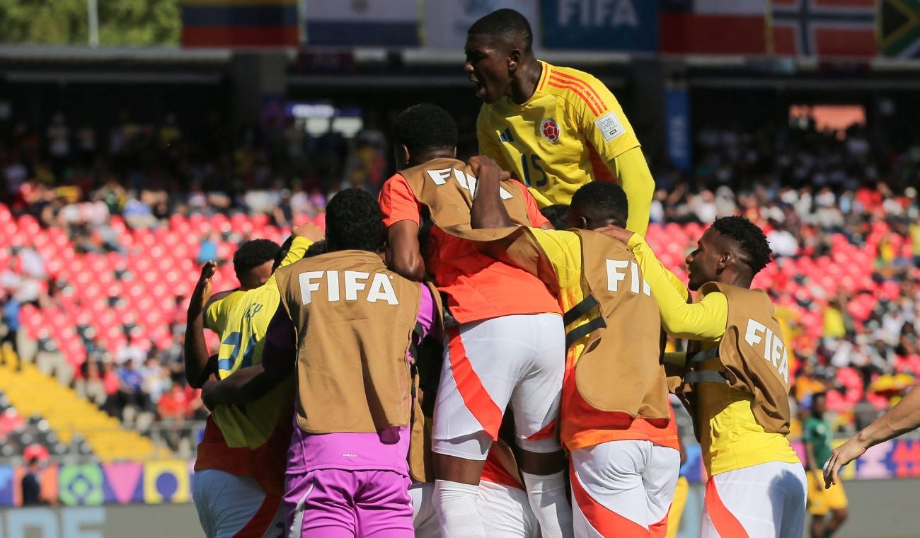 Colombia avanza a cuartos de final del Mundial Sub 20 tras vencer a Sudáfrica 31. Próximo rival: España