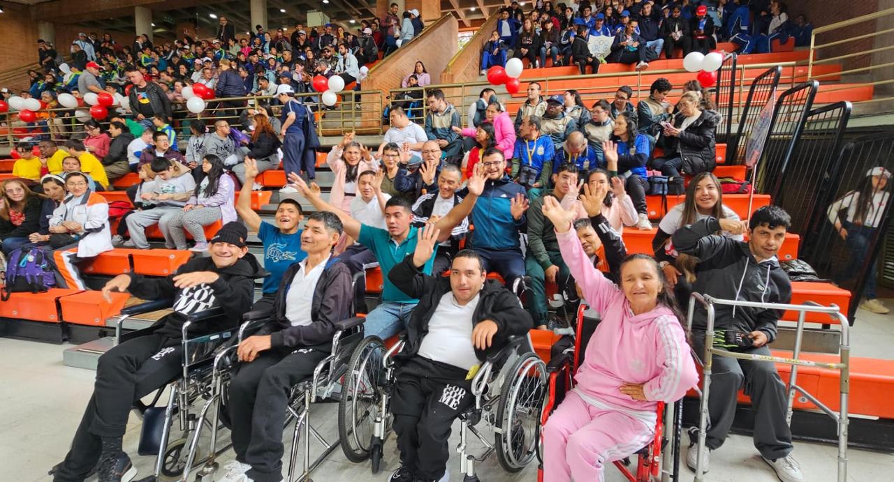 Olimpiadas para personas con discapacidad en Bogotá.