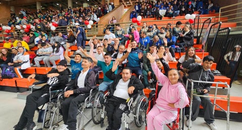 Olimpiadas para personas con discapacidad en Bogotá.
