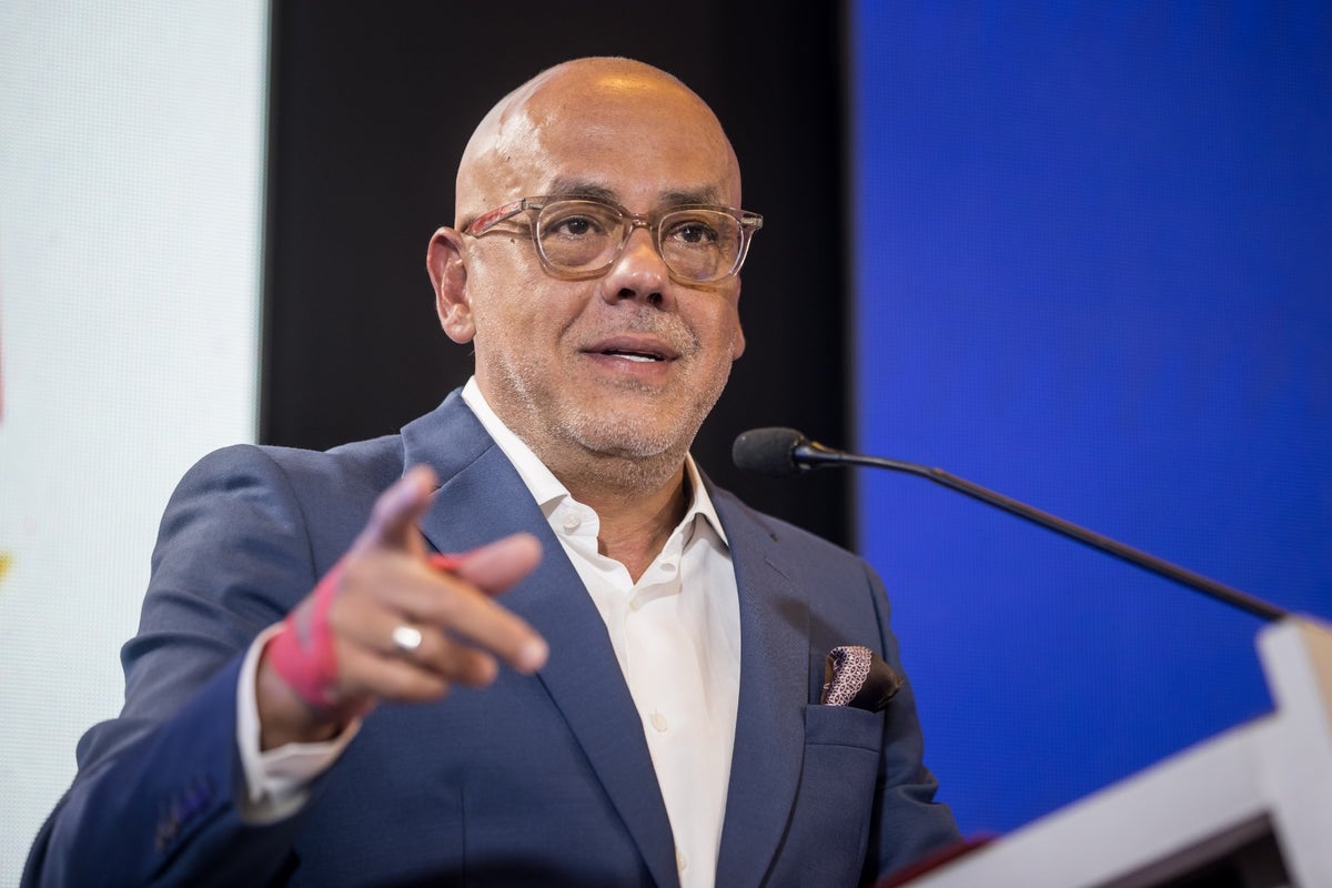El jefe negociador del Gobierno de Venezuela, el chavista Jorge Rodríguez.