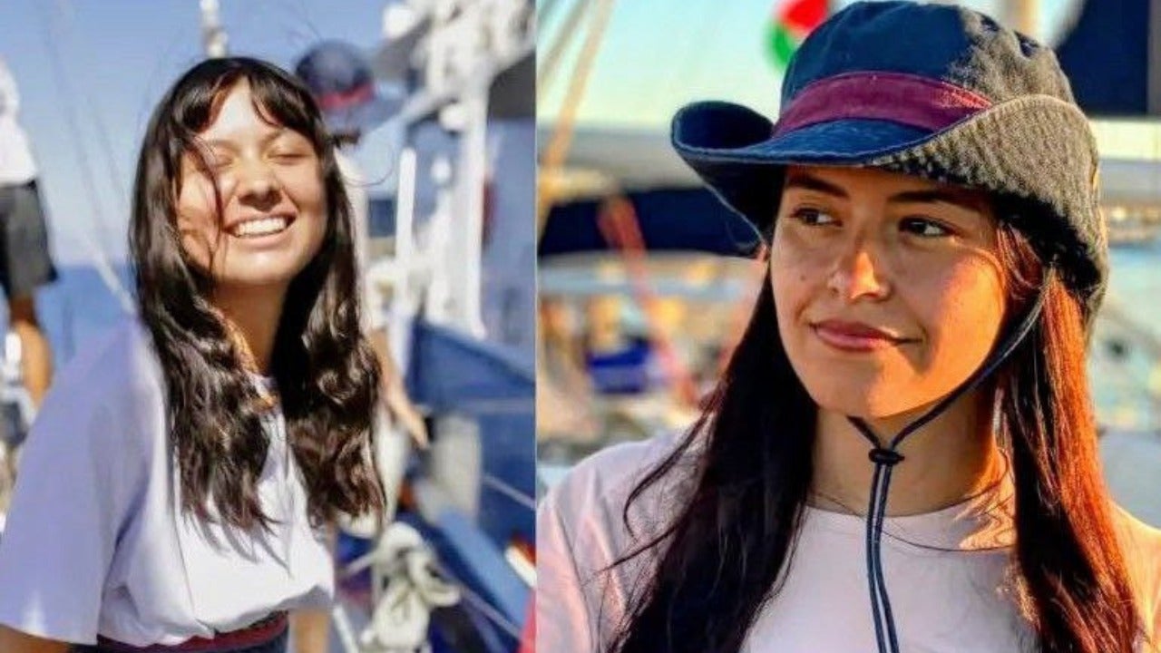 Luna y Manuela, ciudadanas colombianas que hacían parte de una misión humanitaria hacia Gaza