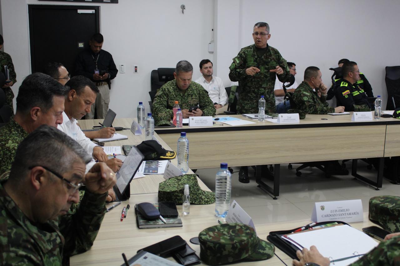 Reunión de seguridad en Arauca