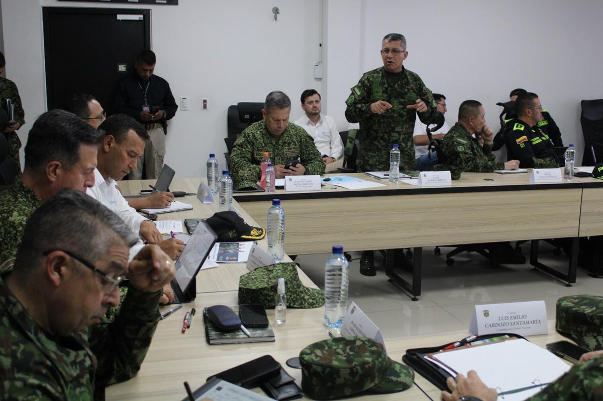 Reunión de seguridad en Arauca
