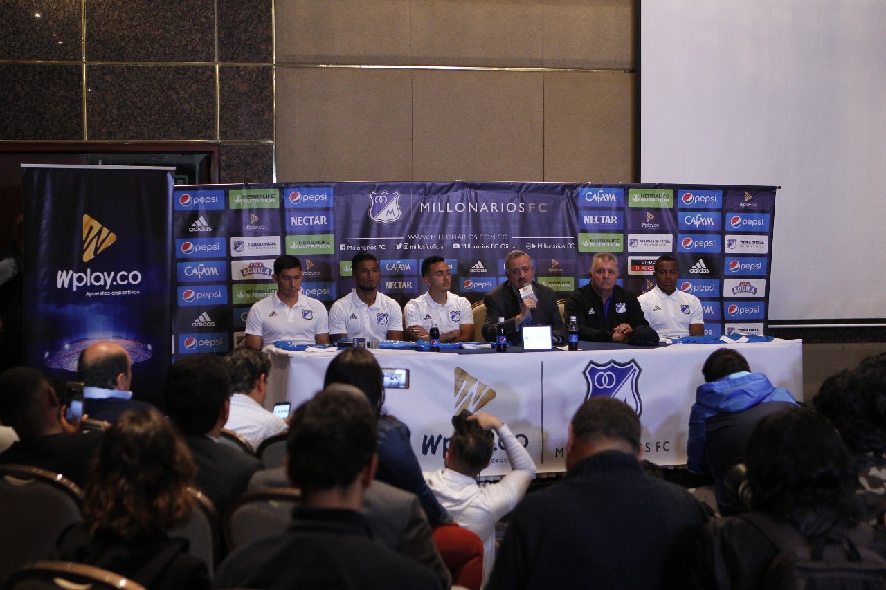 Millonarios presentó sus nuevas caras para el 2018