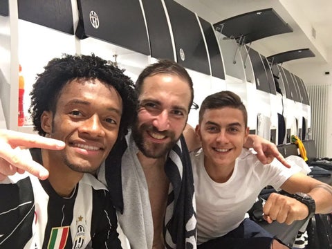 Cuadrado, Higuaín y Dybala, los latinos de la Juve