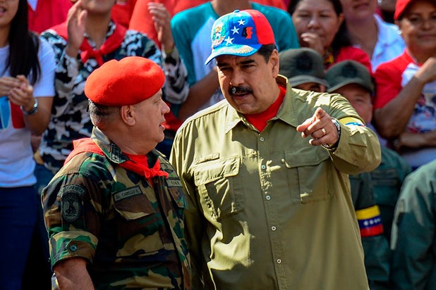Diosdado Cabello y Nicolás Maduro lideran el gobierno venezolano