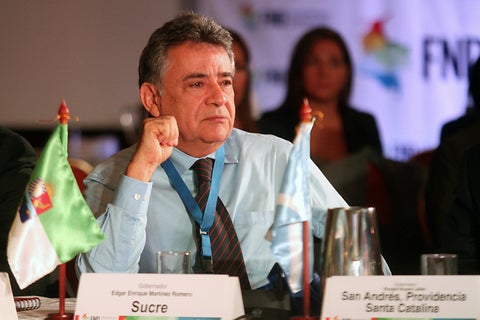 Edgar Martínez, gobernador de Sucre