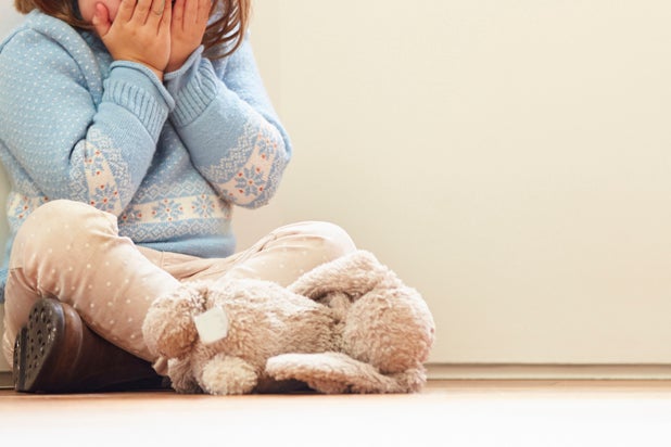 Niña llorando