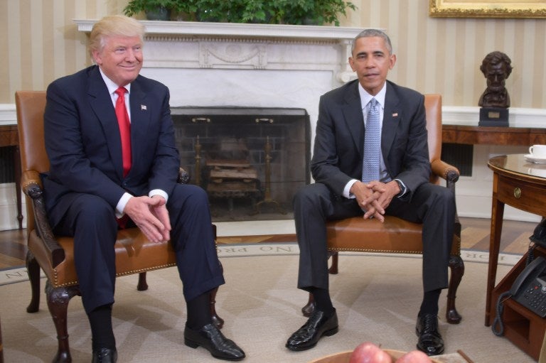 Trump ha tenido marcadas diferencias con su antecesor