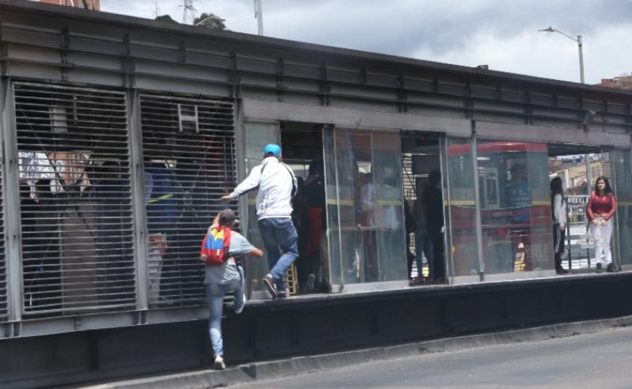 Colados en Transmilenio