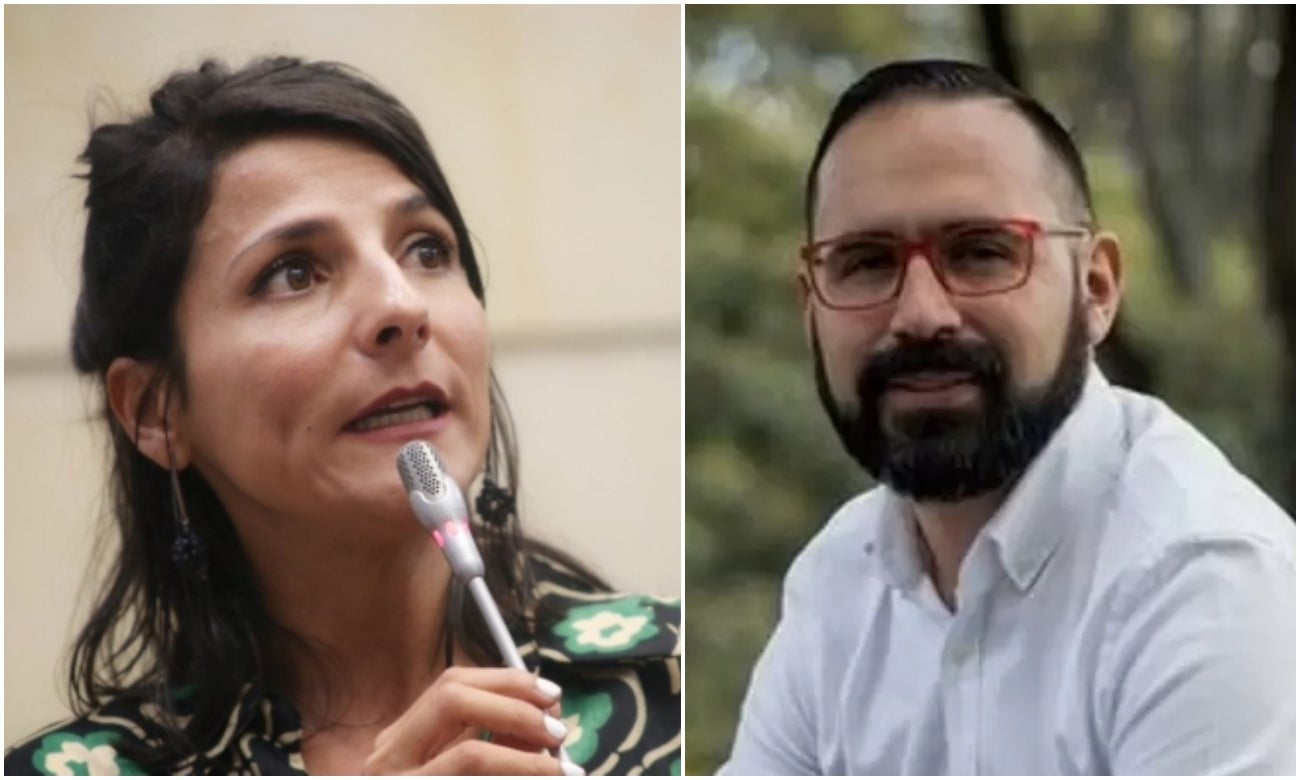 Irene Vélez y Andrés Camacho