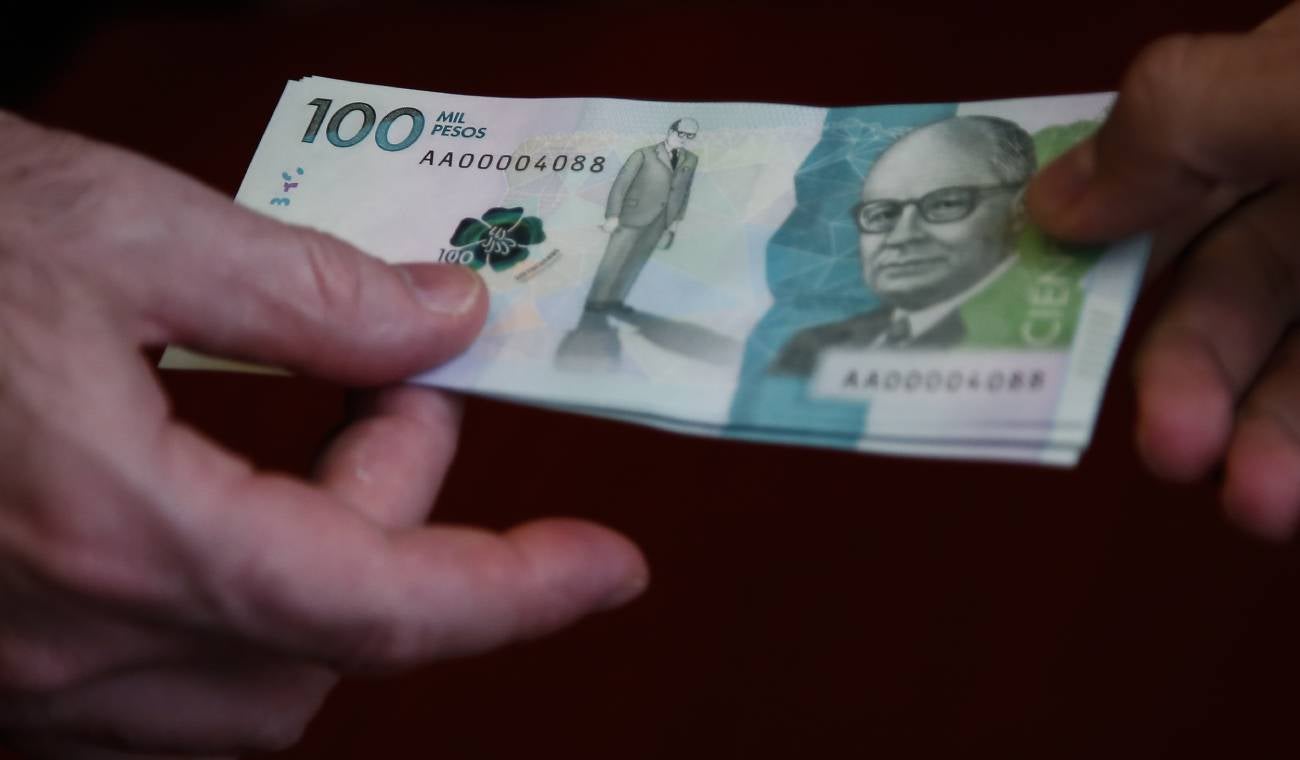 Billetes de $100.000
