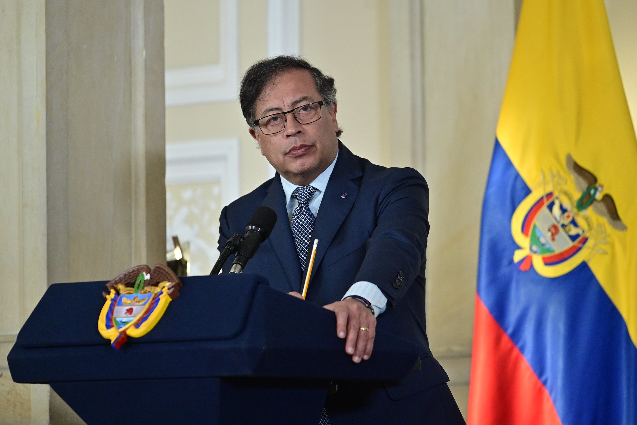 Presidente Gustavo Petro en la Casa de Nariño