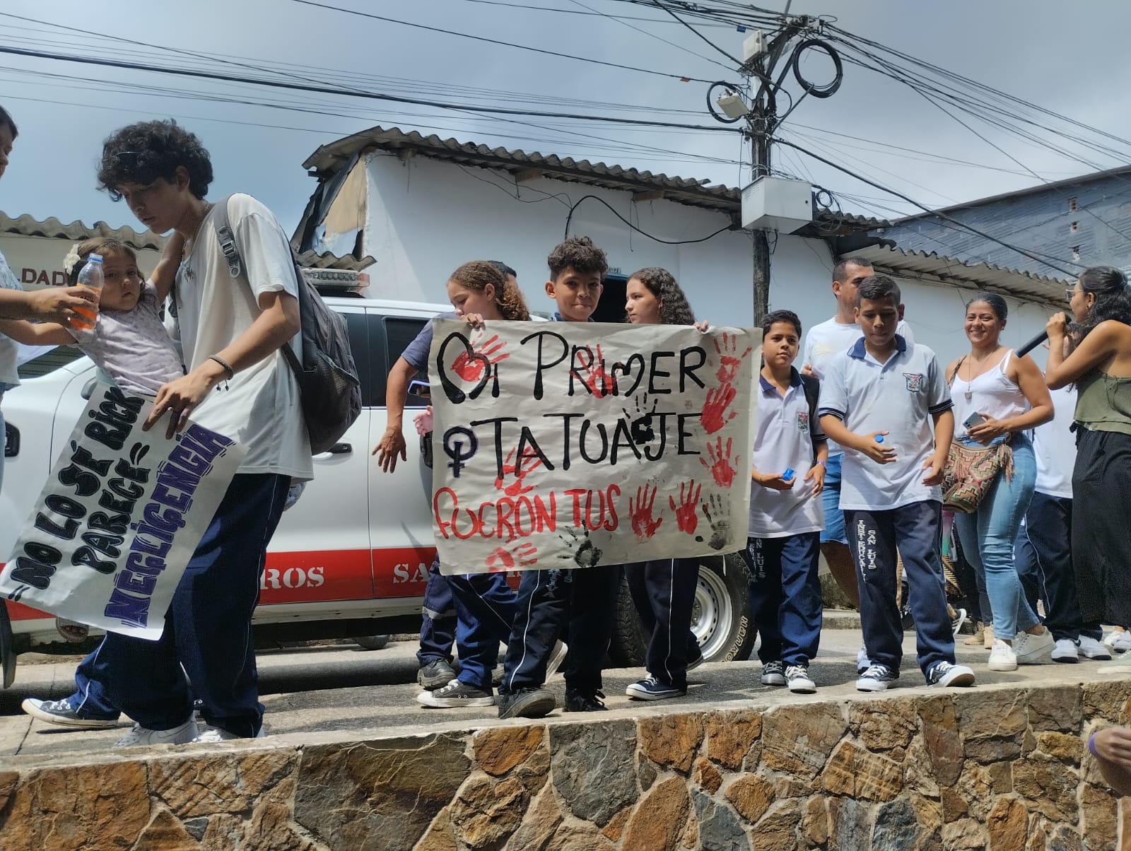 Plantón en San Luis, Antioquia
