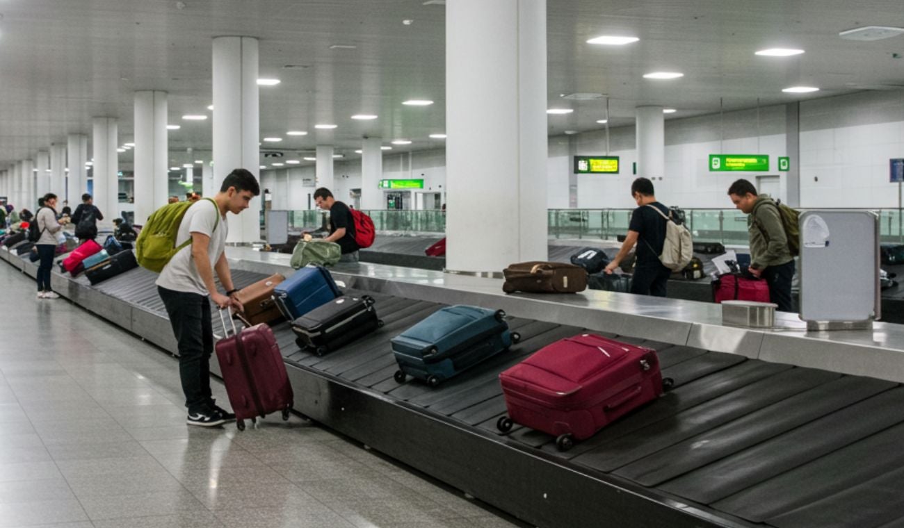 Truco para que su maleta salga primero en el aeropuerto Truco para que su maleta salga primero en el aeropuerto