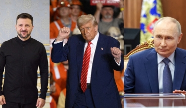 Zelenski, Trump y Putin