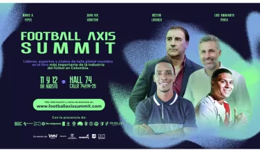 Grandes figuras del fútbol mundial llegan a Colombia con el Football Axis Summit