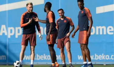Yerry Mina en el FC Barcelona