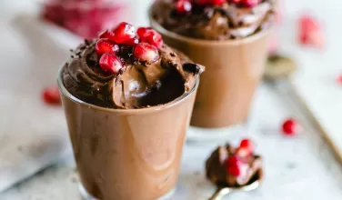 Postre de chocolate