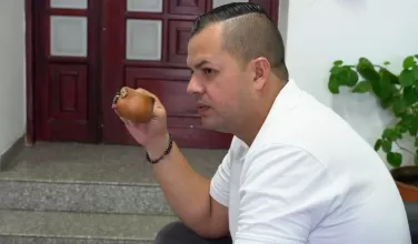  Jorge Tapias, jefe de seguridad del alcalde de Arauca, Juan Qüenza, en una imagen de archivo