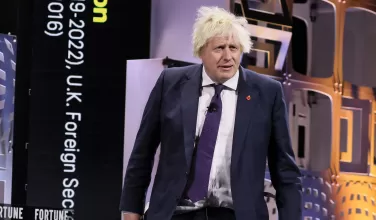 Exprimer ministro británico Boris Johnson