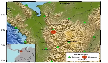 Tres movimiento telúricos que registraron en la madrugada de este domingo en Medellín