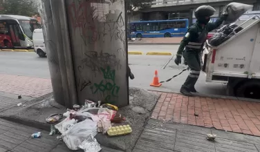 Basuras en el centro de Bogotá 