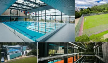 Piscina del Centro Deportivo de la Universidad de los Andes disponible sin costo para comunidad uniandina.