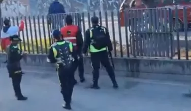 Funcionario de seguridad herido al evitar ingreso ilegal en estación San Mateo