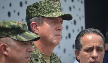 Almirante Francisco Cubides, comandante de las Fuerzas Militares