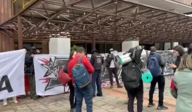 Marchas y manifestaciones en Bogotá 14 de octubre