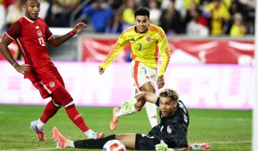 Colombia y Canadá igualan sin goles en amistoso en Nueva Jersey. Pocas emociones y mucho juego fuerte en el Sports Illustrated Stadium.