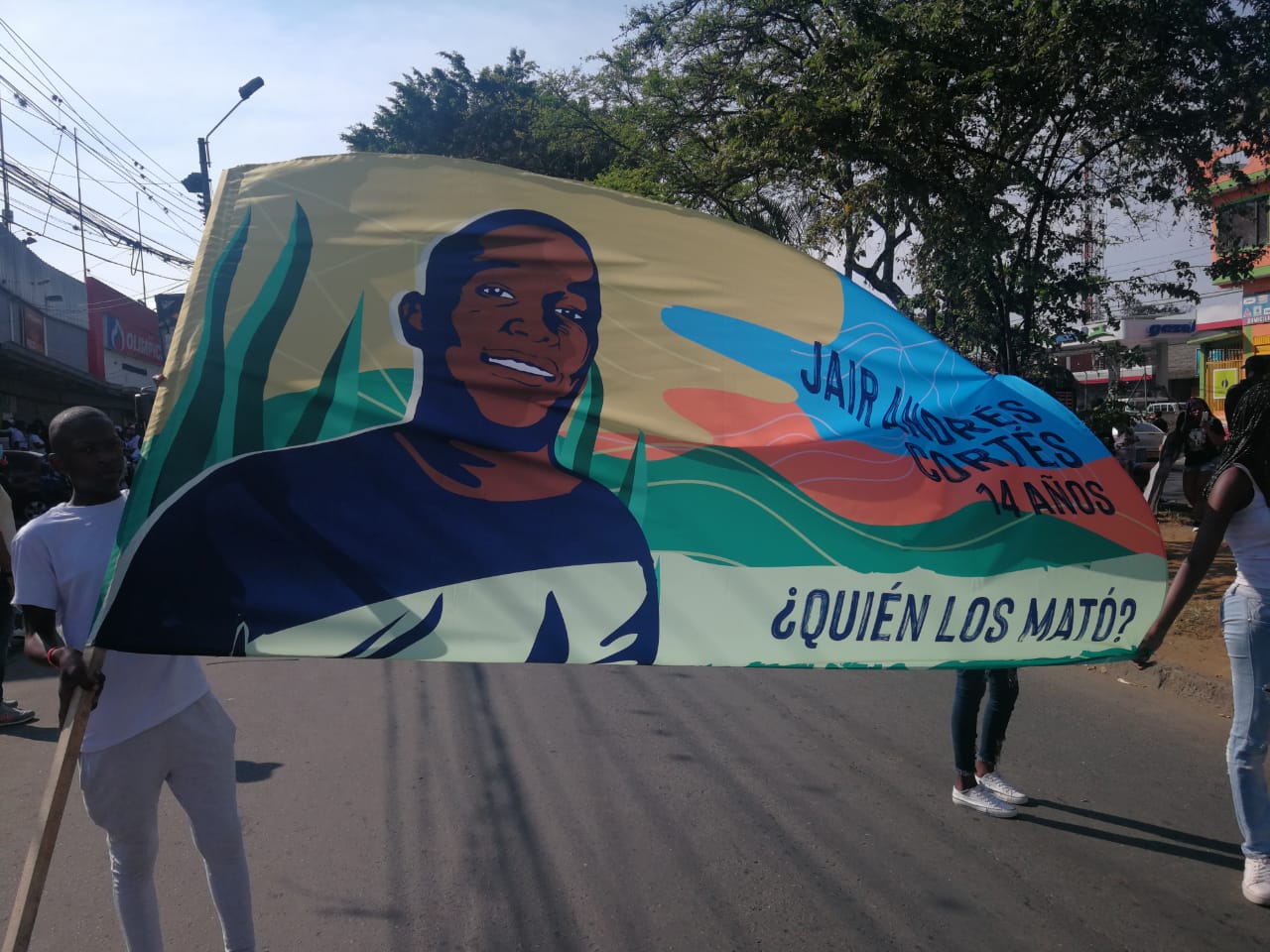 Marcha por las víctimas de la masacre de Llano Verde