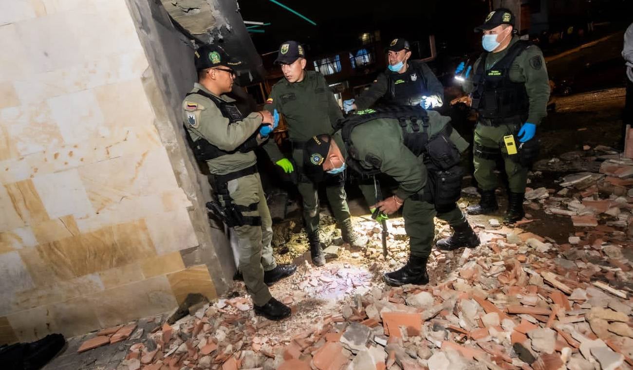 Atentado CAI al sur de Bogotá