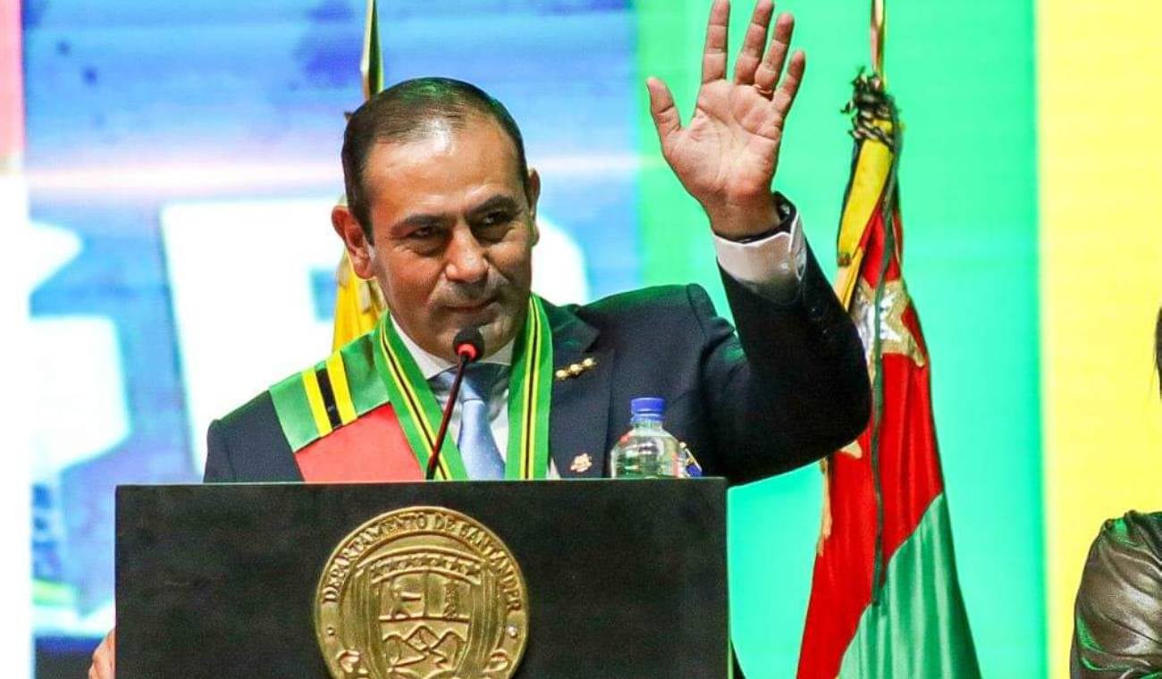 Juvenal Díaz, gobernador de Santander