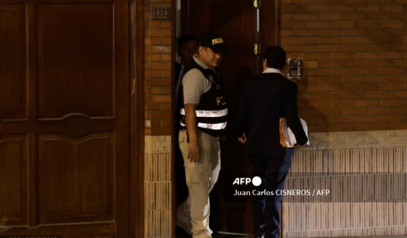 Allanamiento a la casa de Dina Boluarte