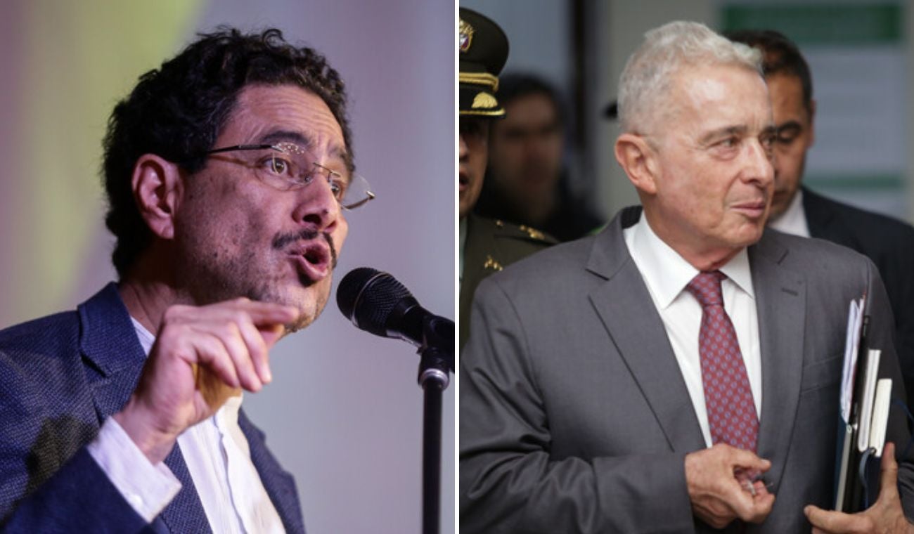 Iván Cepeda y Álvaro Uribe