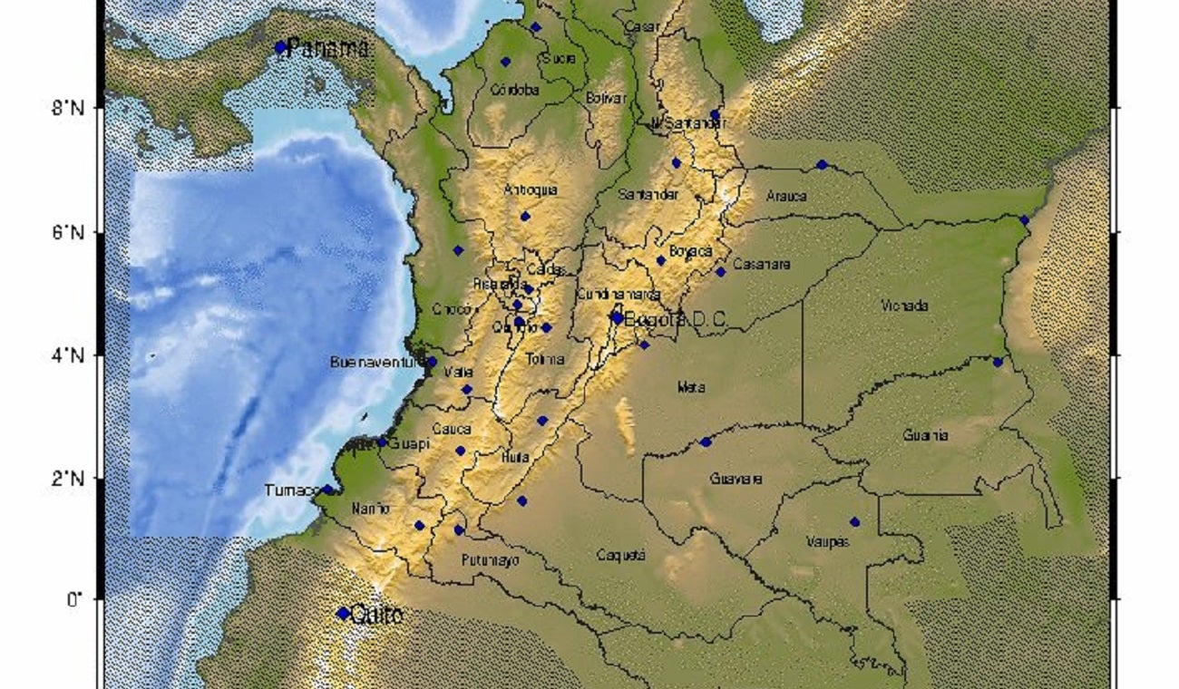 Sismo del 22 de junio de 2025 en Colombia