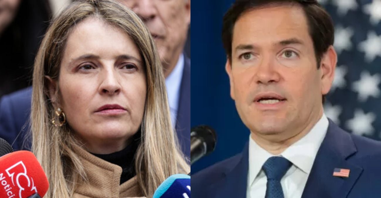 Paloma Valencia y Marco Rubio